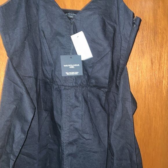 Saks Fifth Avenue Linen/Cotton Dress - Picture 3 of 5